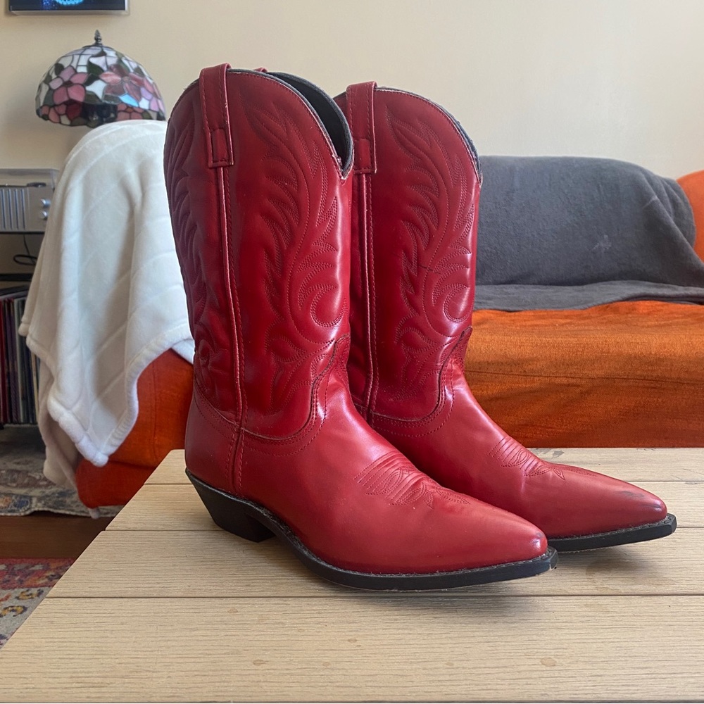 Red Cowboy Boots!!